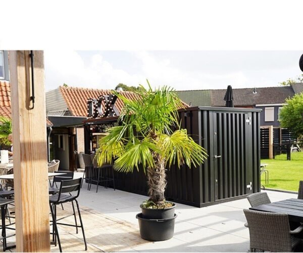 Conteneur bar extérieur amovible 8 x 2 mètres 26ft