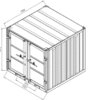 Container 6 Pieds Neuf