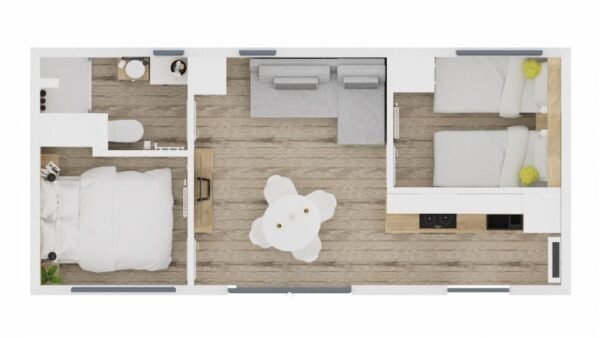 Conteneur Habitable T2 48m²