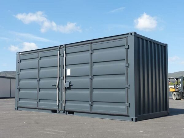 Container de stockage 20 pieds Open Side – Noir