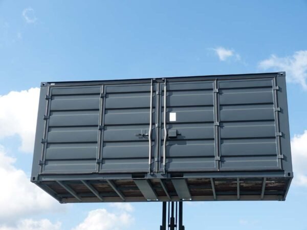 Container de stockage 20 pieds Open Side – Noir