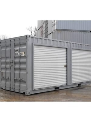 Conteneur de stockage 20 pieds avec portes roulantes