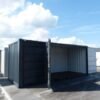 Container de stockage 20 pieds Open Side – Noir