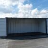 Container de stockage 20 pieds Open Side – Noir