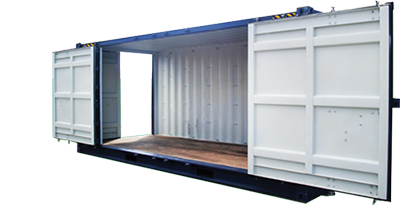 Container 20 Pieds Open Side